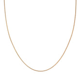 22k Two Tone Gold Round Fox Chain measuring 1.5mm width x 16 inch length